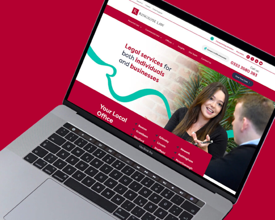 Ringrose Law Firm website Design